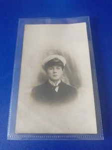 Postal de la Primera Guerra Mundial Royal Navy oficial femenino - Imagen 1 de 3