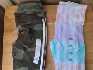 SO (TWO) Pair of Girls Leggings Size Small (7) NEW WITH TAGS - Picture 1 of 5