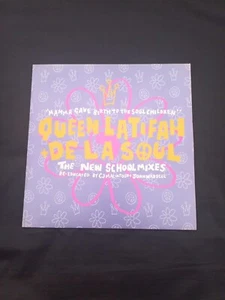 Queen Latifah + De La Soul / The New School Mixes - 1990 TOMMY EX+ VINYL - Picture 1 of 5
