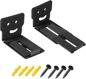 Sound Bar Mounts under TV, Adjustable Soundbar Wall Mount Soundbar Bracket Holde - Picture 1 of 12
