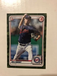 Tarjeta de béisbol Bowman 2020 Chris Vallimont camuflada gemelos - Imagen 1 de 1