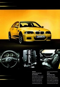 BMW M3 E46 Sales Brochure Australian Market - Picture 1 of 4