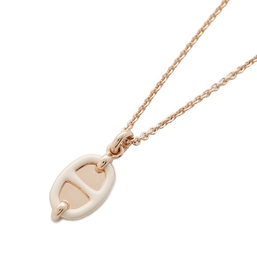 HERMÈS Collana HERMES Mini Maillon misura PM lacca metallo claim