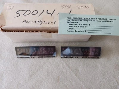 Narco DME 890 Display Glass P/N# 50014-0001 Dale PD-09D025-1 - Image 1 of 4