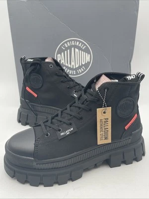 Palladium Revolt Hi TX Black Women’s US Size 9M Platform Boots - Image 1 of 4