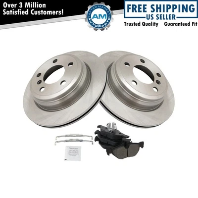 Rear Brake Pad & Rotor Kit Fits 2013 BMW 328i xDrive 2015 X1 - Image 1 of 4