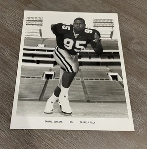 Darryl Jenkins Georgia Tech Football Foto #95 NG Vintage 1980er Type 1 Kodak - Bild 1 von 4