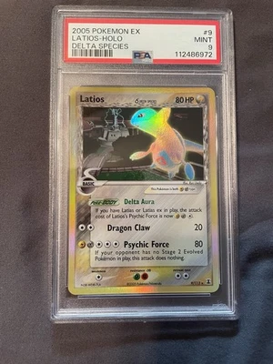 2005 Pokemon EX Delta Species Latios Holo #9 - PSA 9 MINT - Image 1 of 2