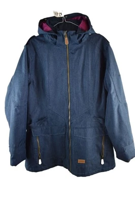 Trespass TP50 Womans Waterproof Windproof Anorak Jacket Blue Size 20 3XL - Image 1 of 4