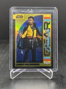 2024 Topps Chrome Star Wars Lando Calrissian Galactic Gear Gold 05/50 #GG-15 - Picture 1 of 2