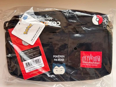 Manhattan Portage Pokemon 协作单肩包 限量男女通用 Snorlax 全新 — 第 1/4 张图片