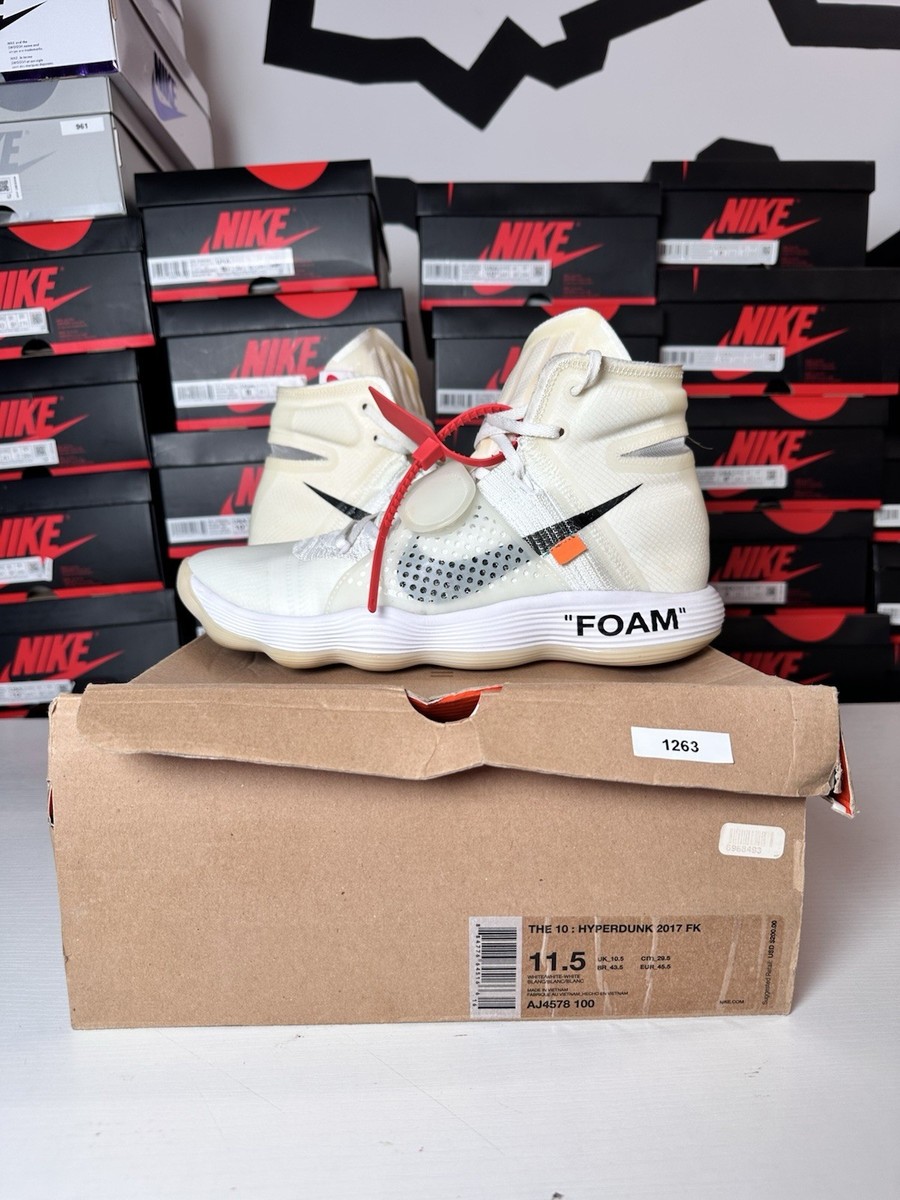 Nike Off-White x Hyperdunk 2017 Flyknit The Ten for Sale Nike Off-White x Hyperdunk 2017 Flyknit The Ten for Sale
