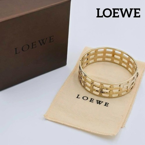Bracciale Loewe oro con scatola e sacchetto gioielli usati