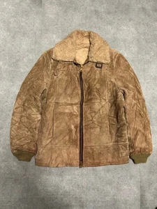 80s London Fog Vintage Old Clothes Boa Jacket Suede - Picture 1 of 5