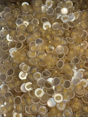 144 Vintage Pearl Shank Buttons 7/16” inch  New NOS 12mm 1 Gross - Image 1 of 4