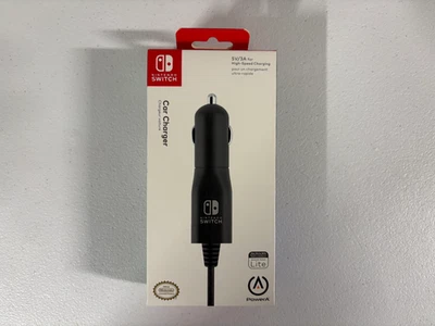 任天堂 Switch PowerA 车载充电器(5V/3A,USB-C,密封) — 第 1/2 张图片