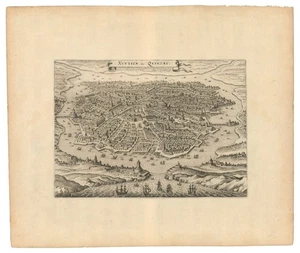 1638 Vista Meriana de Hangzhou, China 杭州 'Xuntien alias Quinzay' - Imagen 1 de 1