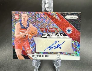 Autógrafos de novato Panini Prizm Fast Break 2024-25 Kyshawn George RC Wizards - Imagen 1 de 2