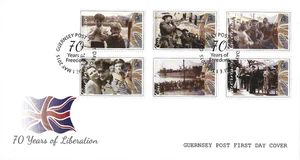 2015 Guernsey 70th Anniversary of Liberation First Day Cover - Picture 1 of 1