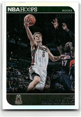 2014-15 Hoops #186 Nate Wolters Silver #/399 - Image 1 of 2