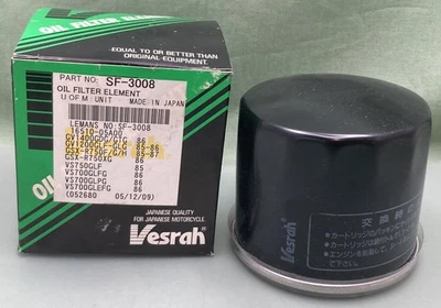 Nuevo elemento de filtro de aceite genuino Vesrah SF-3008 Foto 1 de 2