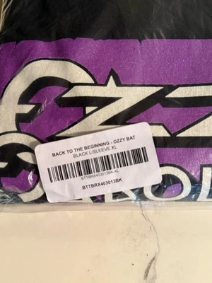 Camiseta auténtica Ozzy Osbourne Back to the Beginning Ozzy Bat original garantizado Foto 1 de 4