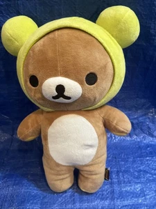 Rilakkuma mit grüner Melone Hut von San-x 13"H - Bild 1 von 6