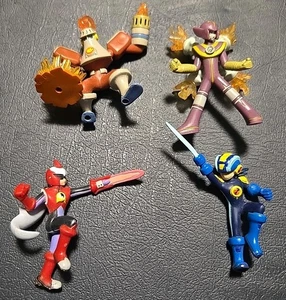 4 Mega Man Videospiel NT Warriors Torch Man Magnet Man Kidrobot Mega Man Figuren - Bild 1 von 5