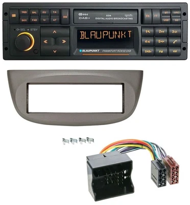 Blaupunkt USB DAB SD MP3 Bluetooth Autoradio für Renault Twingo 07-14 beige-grau - Bild 1 von 4