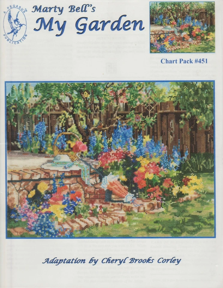 My Garden by Pegasus Marty Bell cross stitch pattern - Image 1 of 1