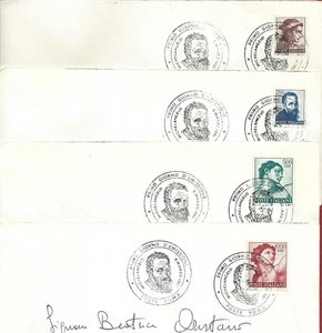 1961 Italy - Michelangiolesca n 899-917 with special cancellation FDC - Picture 1 of 1