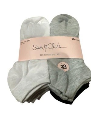 Sam & Olivia 20 pares calcetines no-show nuevos Foto 1 de 2