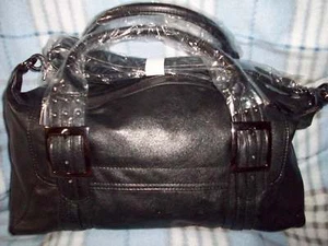 Victor Umhängetasche schwarz Nieten groß Kunstleder Hand/Schultertasche viel Platz! - Bild 1 von 1