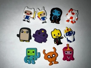 11pc Adventure Time Shoe Charms Fits Crocs Wristband Accessories - Picture 1 of 2