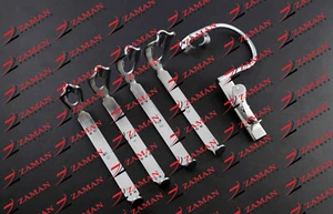 Russel Davis Elevated Mouth gag Set  #0 - 1 - 2 - 3 Dental ENT Instruments ZP - Picture 1 of 6