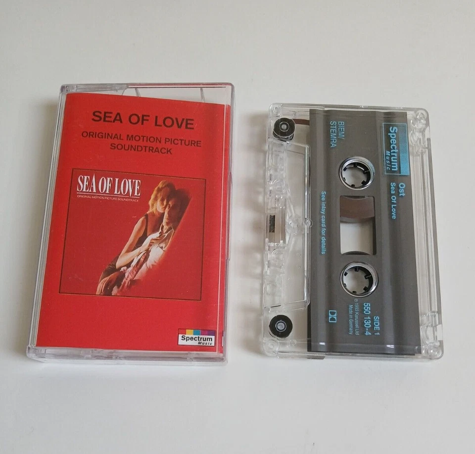 SEA OF LOVE ORIGINAL MOTION PICTURE SOUNDTRACK CASSETTE TAPE KARUSSELL 1993 - Image 1 of 1
