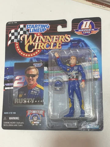 1998 STARTING LINEUP RUSTY WALLACE WINNERS CIRCLE SERIES II 50TH ANNIVERSARY Cover