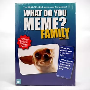 What Do You Meme? Family Edition Fun Family Card Game 2020 NUOVO Sigillato - Foto 1 di 7