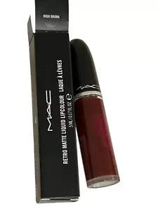 MAC Retro Matte Liquid Lipcolour Shade HIGH DRAMA Full Size .17oz / 5ml - Picture 1 of 1