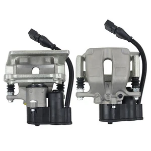 2x Brake Caliper w/ Motor Rear For Audi A8 S8 D3 4E 02-10 4E0615404A 4E0615403A - Bild 1 von 8