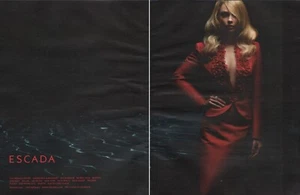 Anuncio impreso original ESCADA 2007 2 páginas ropa para mujer accesorios de moda - Imagen 1 de 3
