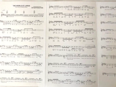 Modest Mouse – World At Large Sheet Music / Poster - LIMITED EDITION, READ! - Image 1 of 2