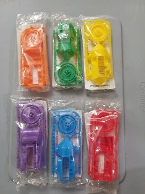 Post Pebbles Cereal 1990 Premium Flintstones Bedrock Cars Complete Set of 6 - Image 1 of 4