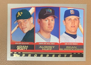 2000 Topps #441 Adam Piatt Aubrey Huff Sean Burroughs Prospects - Picture 1 of 2