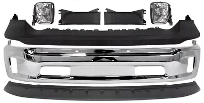 Front Bumper Chrome Kit For 2013-2018 Ram 1500 And 2019-2022 Ram 1500 Classic - Image 1 of 4