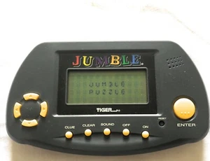 Vintage 1998 TIGER Electronics JUMBLE Electronic Handheld Word Game 500 Puzzles - Picture 1 of 12