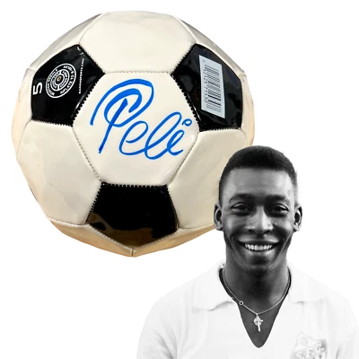Pele Signed Soccer Ball. Greatest Player Ever. Autographed, JSA - Image 1 of 4