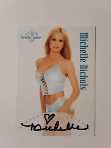 BENCHWARMER 2002 Michelle Nichols Autograph San Diego Comic Con Promo - Picture 1 of 2