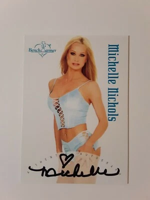  BENCHWARMER 2002 Michelle Nichols Autograph San Diego Comic Con Promo  - Image 1 of 2