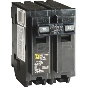 SQUARE D 70A 2-poliger Schutzschalter - Bild 1 von 2